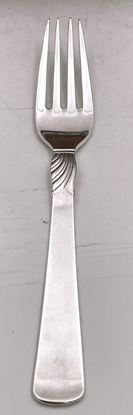 J. Andersen Danish 156-Piece Sterling Silver Flatware Set Mid-Century Modern