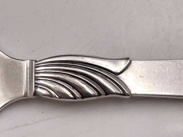 J. Andersen Danish 156-Piece Sterling Silver Flatware Set Mid-Century Modern