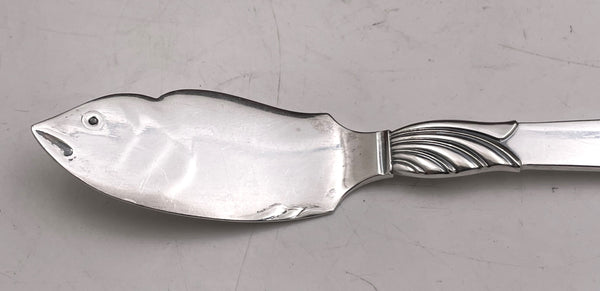 J. Andersen Danish 156-Piece Sterling Silver Flatware Set Mid-Century Modern