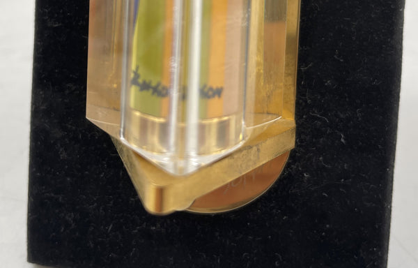 Noam Basson Artistic Glass Limited Edition Mezuzah on Felt