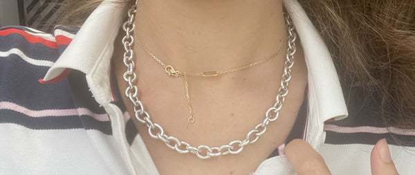 Judith Ripka Sterling Silver Choker Necklace