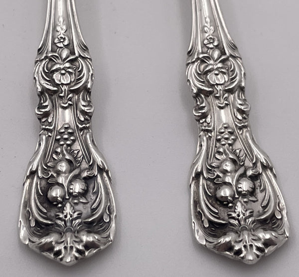Reed & Barton Pair of Sterling Silver Salt Spoons in Francis I Pattern