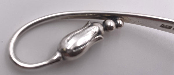 Mogensen Jensen Blossom Style Sterling Silver Jam Serving Spoon #35