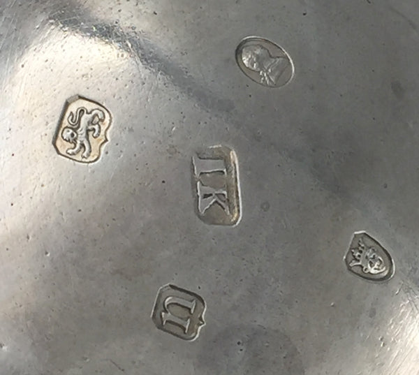 J. Kelly English 1788 Georgian Sterling Silver Tankard Mug