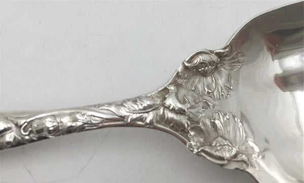 Reed & Barton Old Sterling Silver Salad Set in Love Disarmed Art Nouveau Pattern