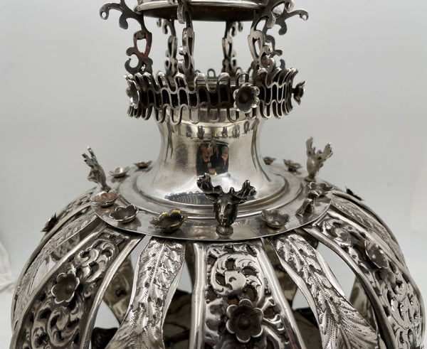 Russian Sterling Silver Torah Crown Judaica Turn of the Century Highly Detailed