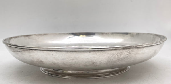 Kalo Sterling Silver Hand Wrought Hammered Bowl in Arts& Crafts Style from 1910s