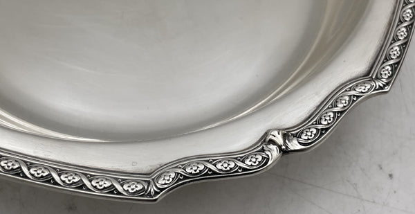 Tiffany & Co. Sterling Silver 1926 Covered Vegetable Dish / Pair of Bowls in Art Deco Style
