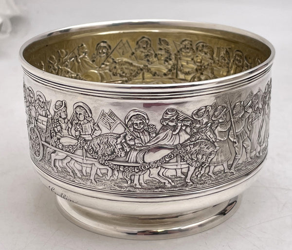 Tiffany & Co. Sterling Silver Rare Child's Bowl & Porringer with Original Pouches