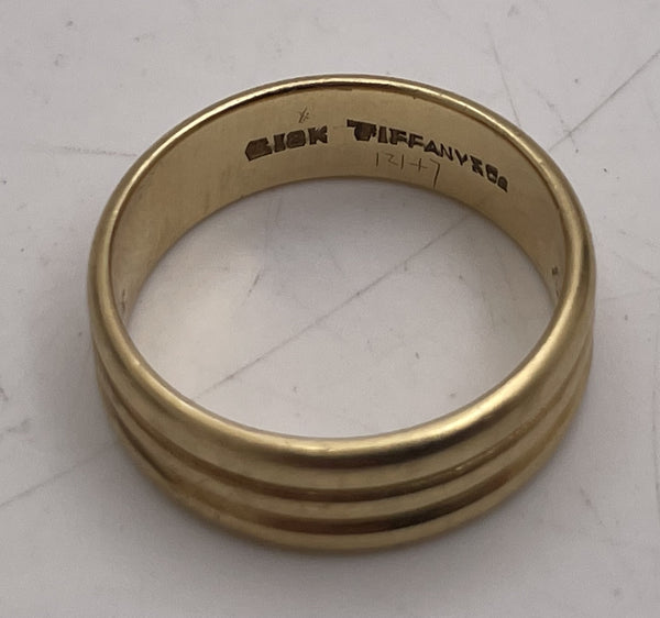 Tiffany & Co. 18k Yellow Gold Wedding Band / Ring