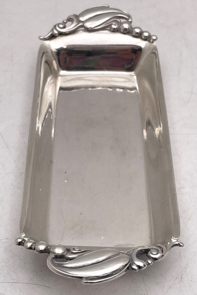 Webster Sterling Silver Butter Dish in Jensen Blossom Style