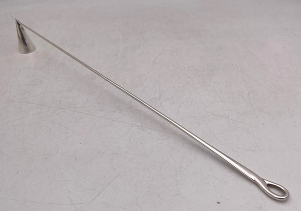Tiffany & Co. by E. Peretti Sterling Silver Candle Snuffer in Mid-Century Modern Style
