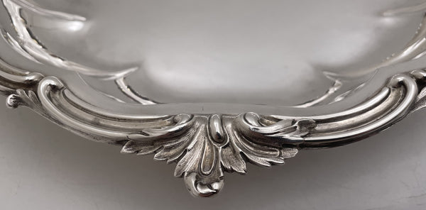 Pair of J. S. Hunt Assistant to P. Storr) Sterling Silver 1850 Covered Vegetable Dishes/ Bowls