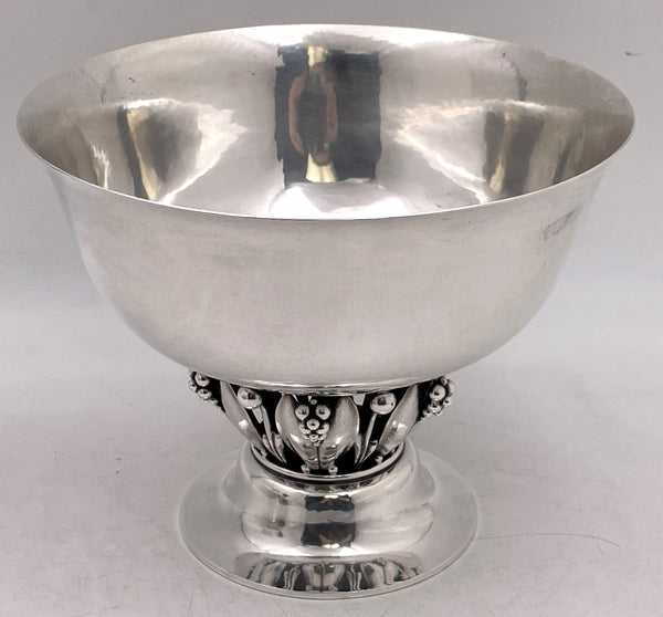 Georg Jensen Set of 3 Sterling Silver Bowls #197A #197C in Art Nouveau Style