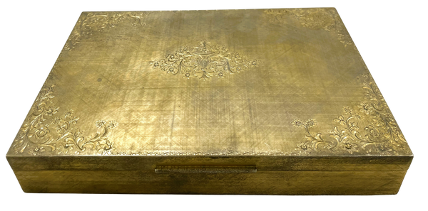 Possibly Buccellati Gilt Silver Tablebox