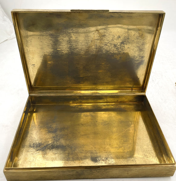 Possibly Buccellati Gilt Silver Tablebox