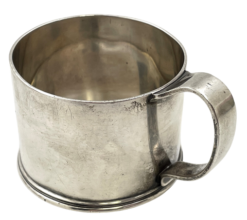 Tiffany & Co. Sterling Silver 1927 Child Mug / Cup in Art Deco Style