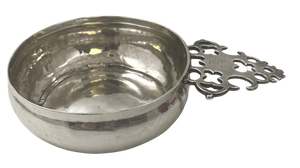 Edward Winslow Early 18th Century Rare Silver Porringer