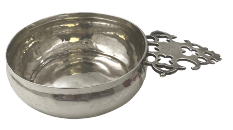 Edward Winslow Early 18th Century Rare Silver Porringer