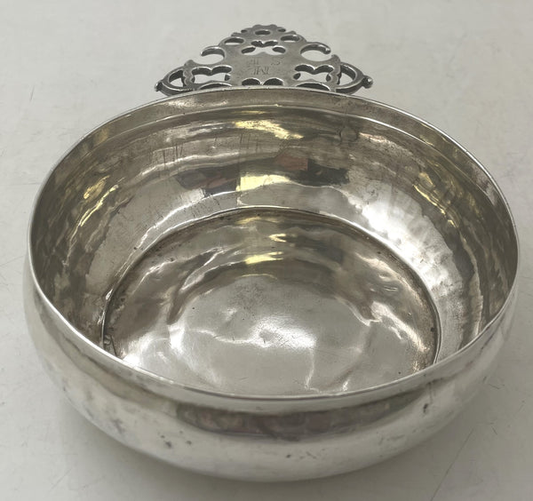 Edward Winslow Early 18th Century Rare Silver Porringer