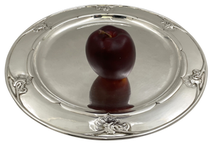 Georg Jensen Sterling Silver Cocktail / Bar Tray in Blossom Pattern # 232B from 1920s
