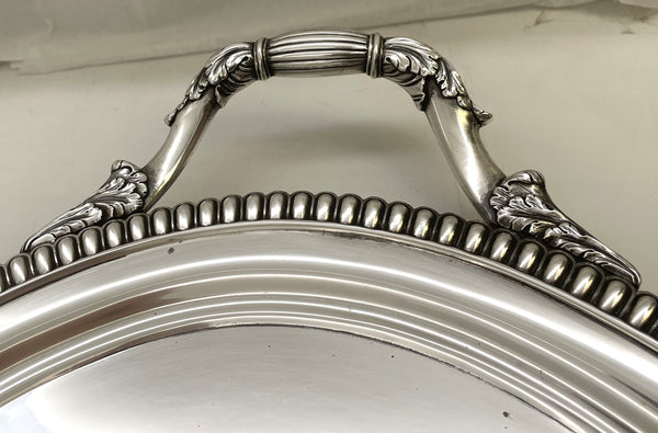 Richard Sibley English Sterling Silver Georgian 1814 Tray