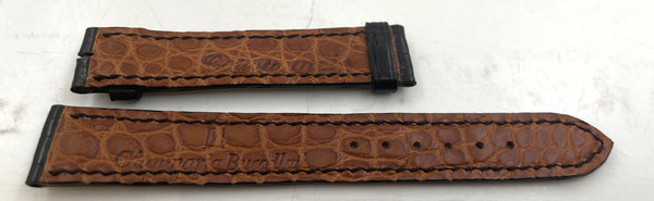 G. Buccellati Rare Set of 4 Black Watch Leather Straps New