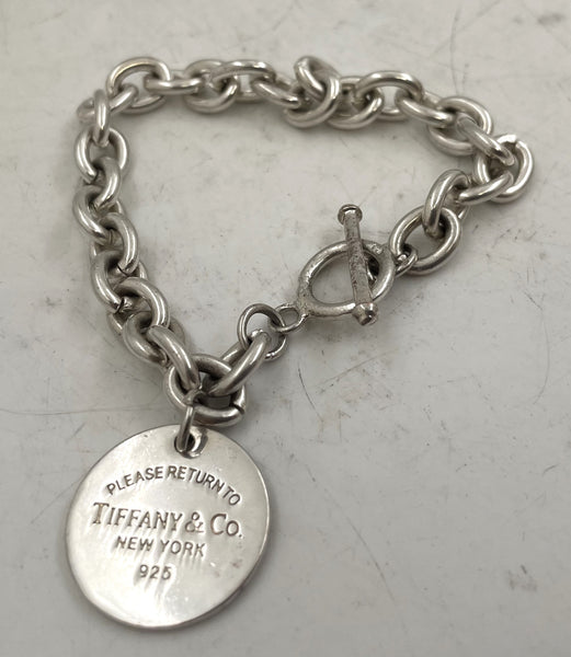 Tiffany & Co. Sterling Silver Please Return to Tiffany Bracelet