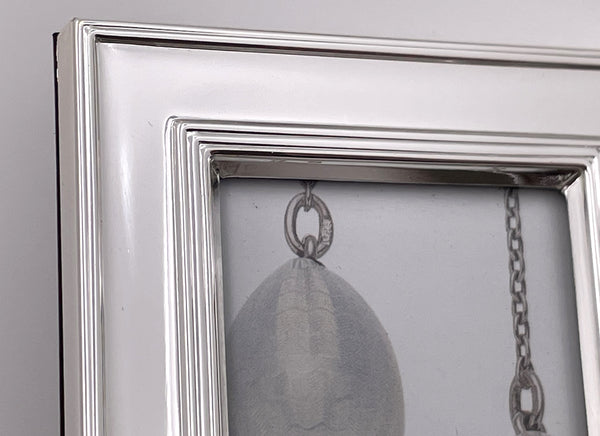 Christofle Silverplate Double Picture Frame Circa 1970s in New Condition