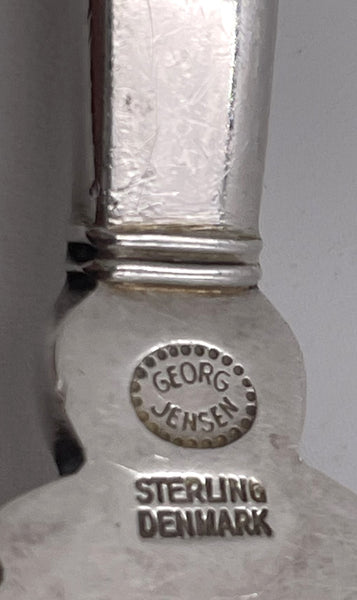 Georg Jensen Sterling Silver Mashed Potato Spoon in Acorn Pattern