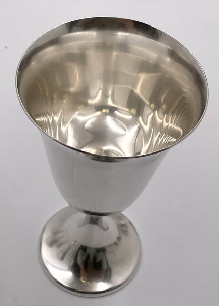 Gorham Sterling Silver Set of 8 Goblets #272 in Mid-Century Modern Style