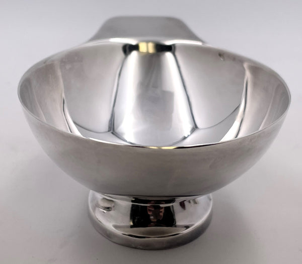 Christofle Silver Gravy Sauce Boat in Mid-Century Modern Style