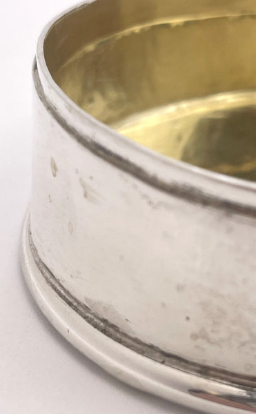 William Seitz Sterling Silver Box with Rope Motif in Arts & Crafts Style