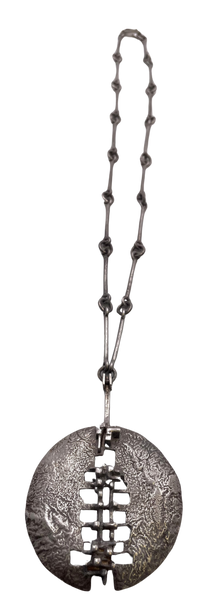 G. Liedholm Swedish Sterling Silver Necklace in Brutalist Style