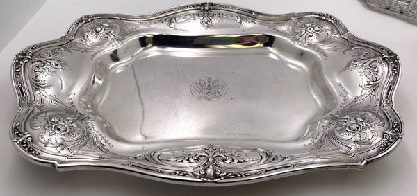 Mauser Sterling Silver Asparagus Dish in Art Nouveau Style from Late 19th Century