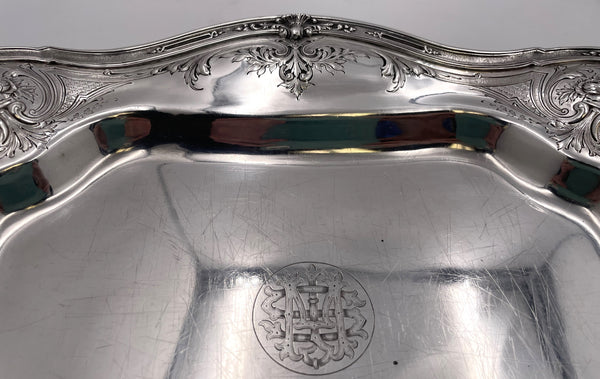 Mauser Sterling Silver Asparagus Dish in Art Nouveau Style from Late 19th Century