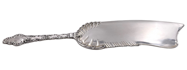 Gorham Durgin Sterling Silver Fish Slice Server in Watteau Pattern