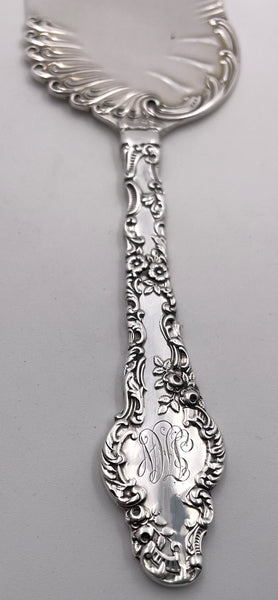 Gorham Durgin Sterling Silver Fish Slice Server in Watteau Pattern