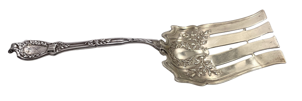 Durgin Gilt Sterling Silver Du Barry Asparagus Fork