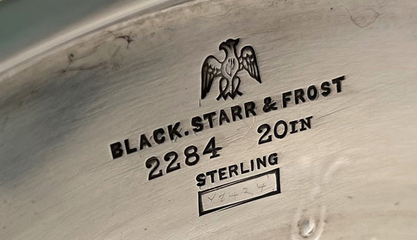 Black, Starr & Frost Sterling Silver Trumpet Vase