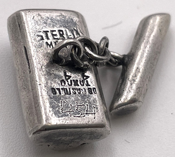 Pair of Mexican Sterling Silver Cufflinks