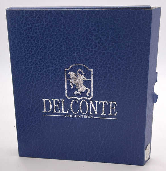 Del Conte Leopard & Sterling Silver Photo Frame New in Box