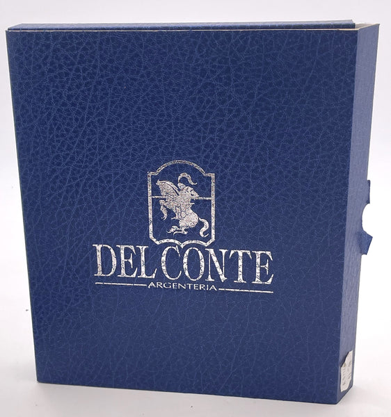 Del Conte Sterling Silver & Leopard Photo Frame New in Box