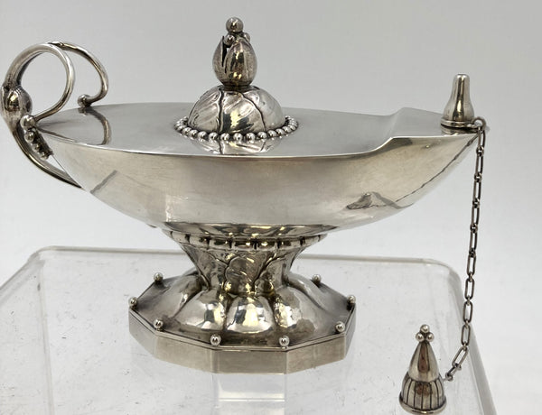Georg Jensen Sterling Silver Cigar Lighter/ Aladdin’s Lamp #12