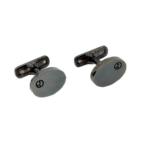 Pair of Giorgio Armani Sterling Silver Cufflinks New in Box