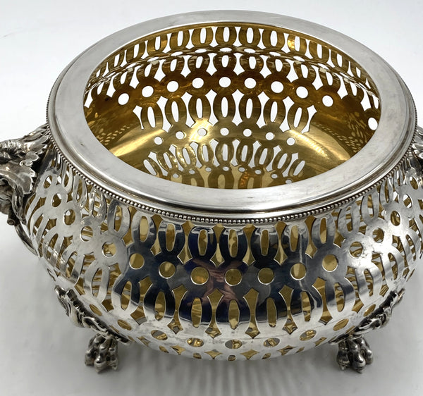 Tiffany & Co. Gilt Sterling Silver Centerpiece/ Rose Bowl
