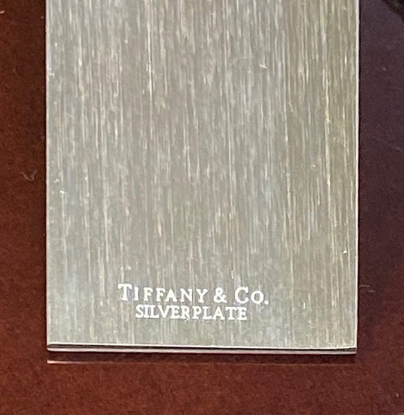 Tiffany & Co. Silver Metric Ruler in Classic Tiffany-Blue Pouch