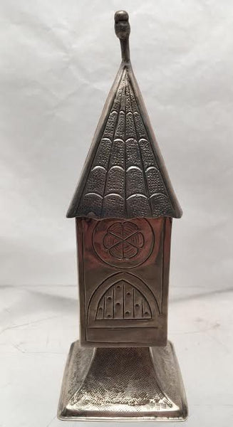 Pagoda Sterling Silver Judaica Spice Tower / Besamim Box