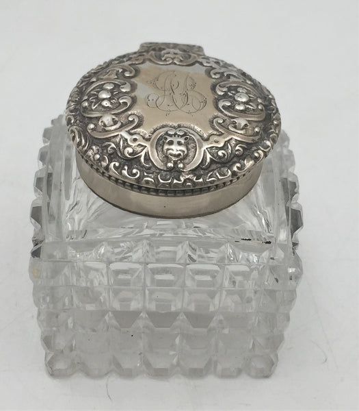 Gorham Sterling Silver 1886 Table Top Double Inkwell