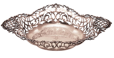 Mermod & Jaccard Pierced Sterling Silver Fruit Bowl